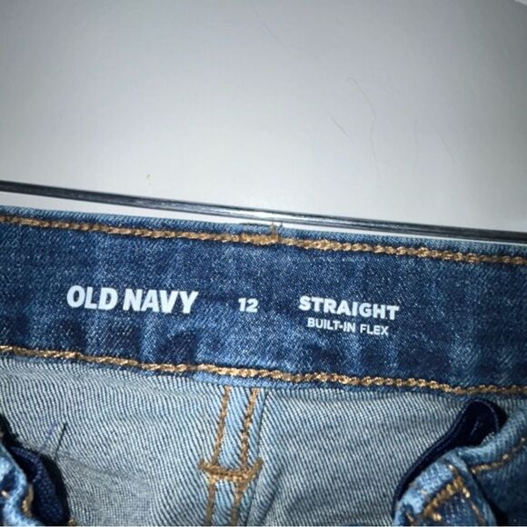 Old Navy Straight Built In Flex Denim Jeans - Picture 3 of 6